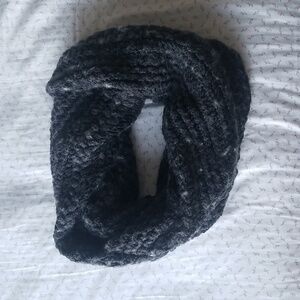 Gray infinity scarf